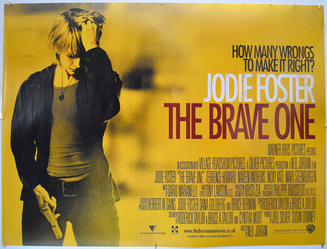 The Brave One Original Quad Poster - Film Poster - Movie Poster