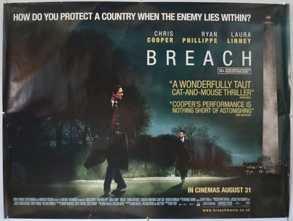 Breach Original Quad Poster - Film Poster - Movie Poster