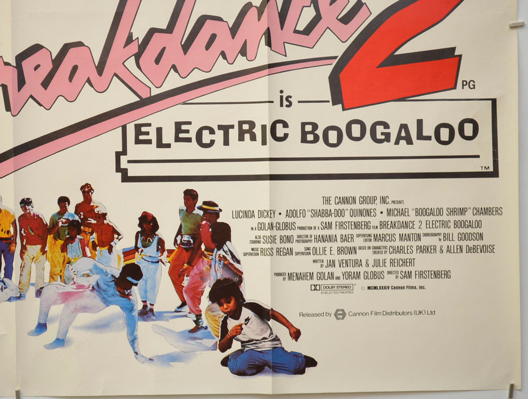 BREAKDANCE 2 (Bottom Right) Cinema Quad Movie Poster 