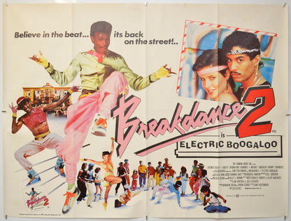 Breakdance 2 - Electric Boogaloo (a.k.a. Breakin' 2 - Electric Boogaloo) Original Quad Poster - Film Poster - Movie Poster