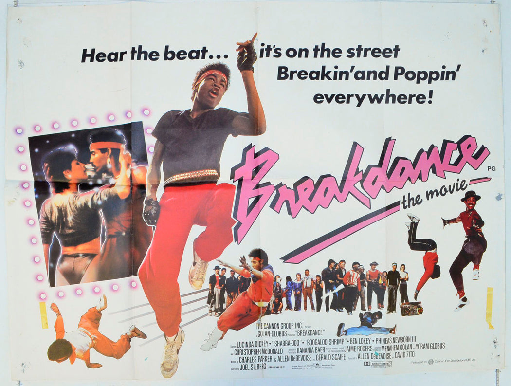 Breakdance : The Movie  Original British Quad Poster - Film Poster - Movie Poster