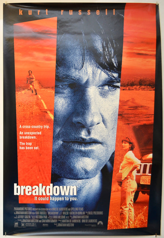 Breakdown Original One Sheet Poster - Film Poster - Movie Poster  