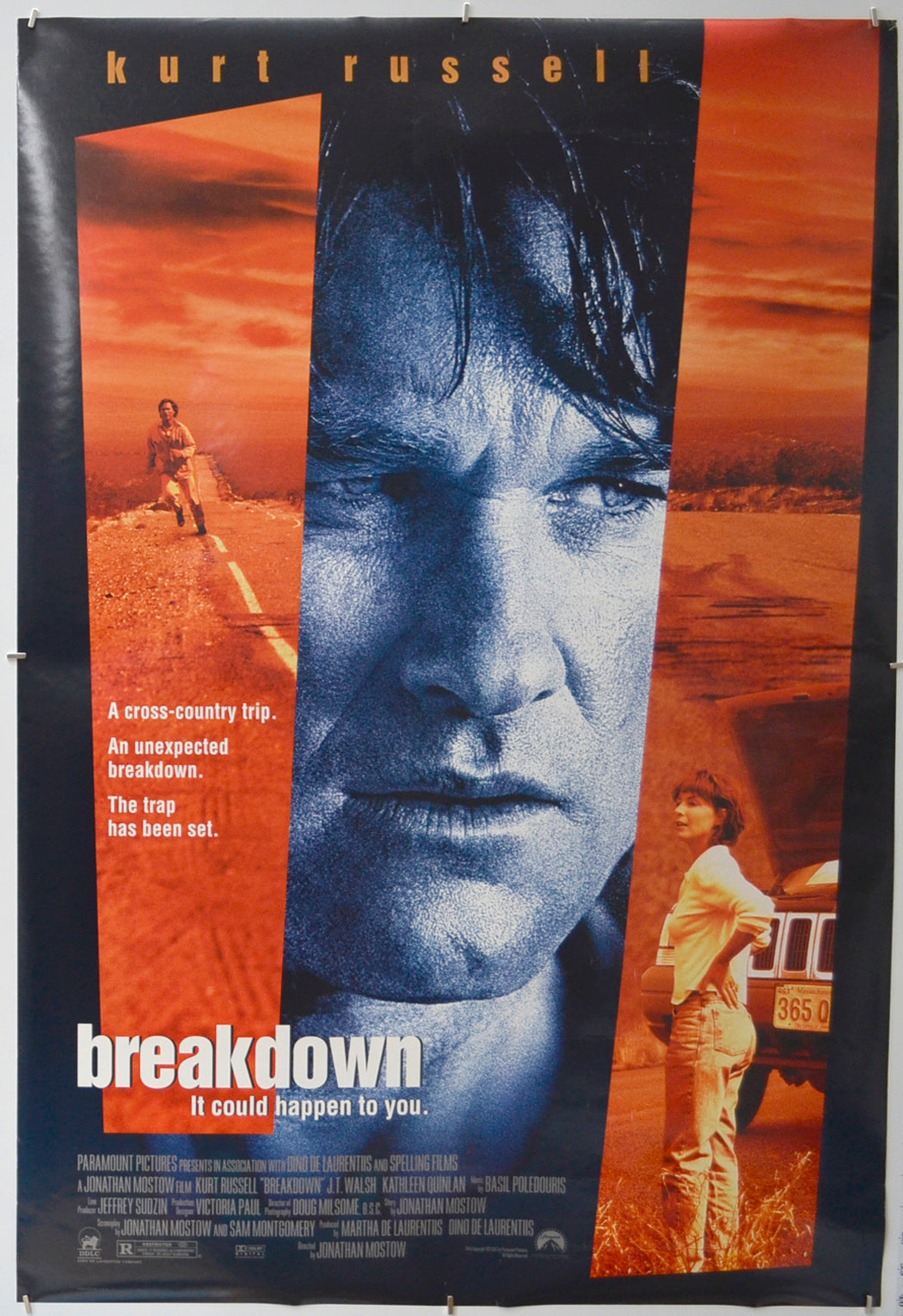 Breakdown Original One Sheet Poster - Film Poster - Movie Poster