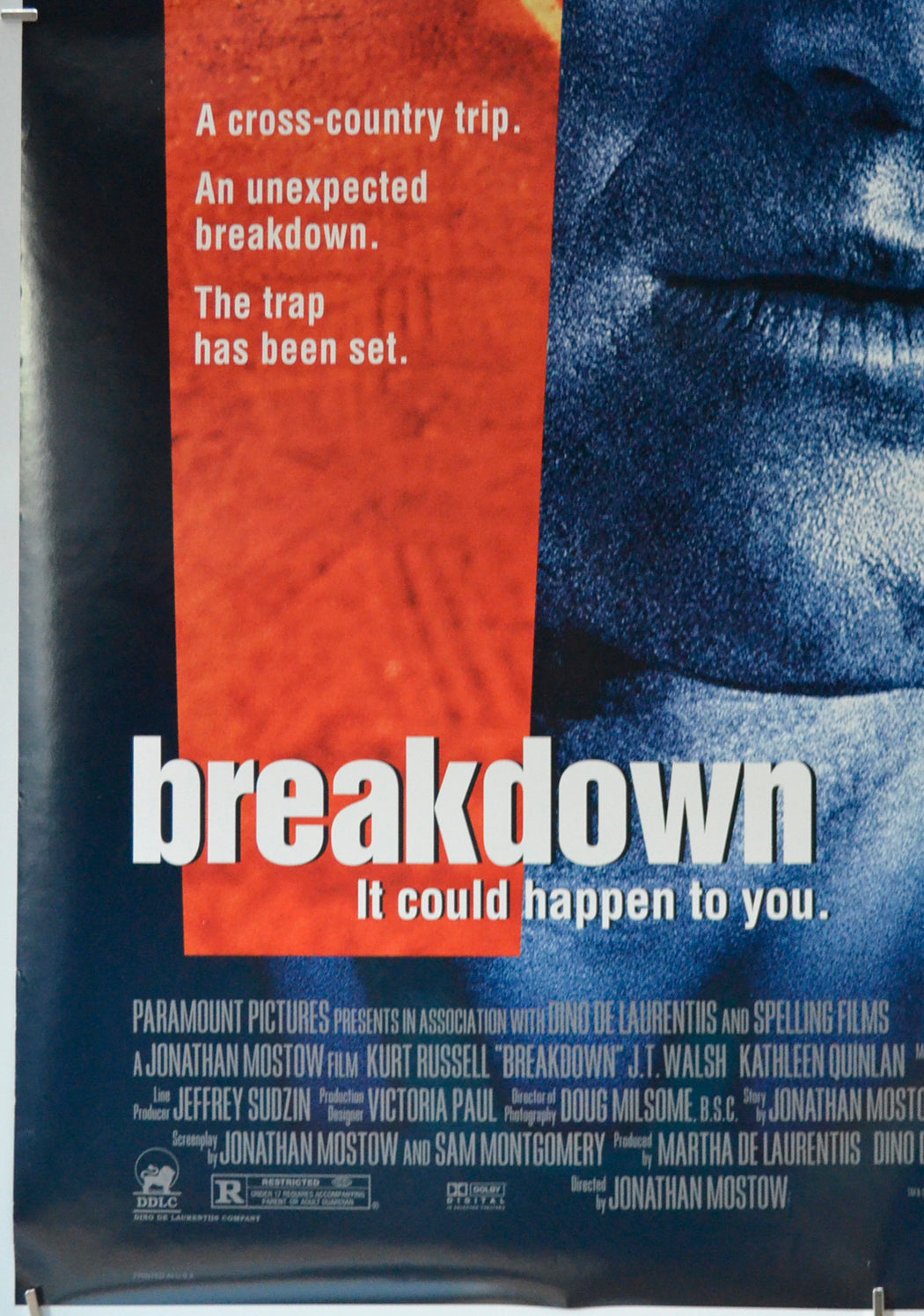 BREAKDOWN (Bottom Left) Cinema One Sheet Movie Poster 