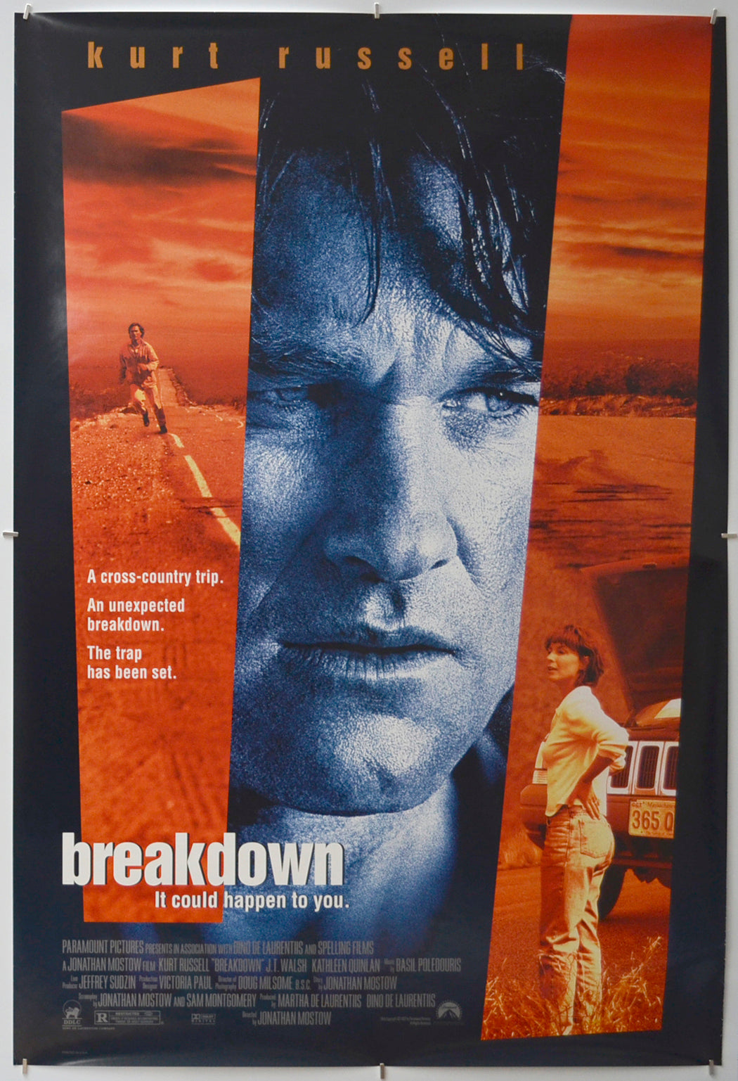 Breakdown Original One Sheet Poster - Film Poster - Movie Poster