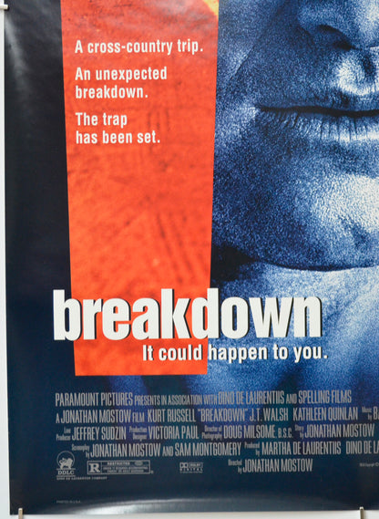 BREAKDOWN (Bottom Left) Cinema One Sheet Movie Poster 