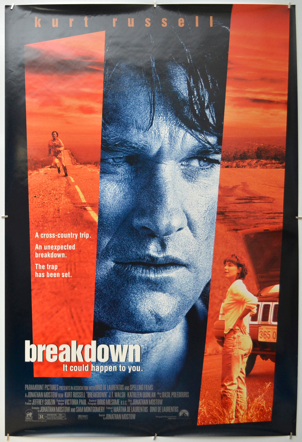 Breakdown Original One Sheet Poster - Film Poster - Movie Poster