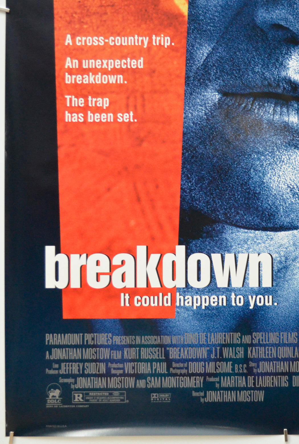 BREAKDOWN (Bottom Left) Cinema One Sheet Movie Poster 