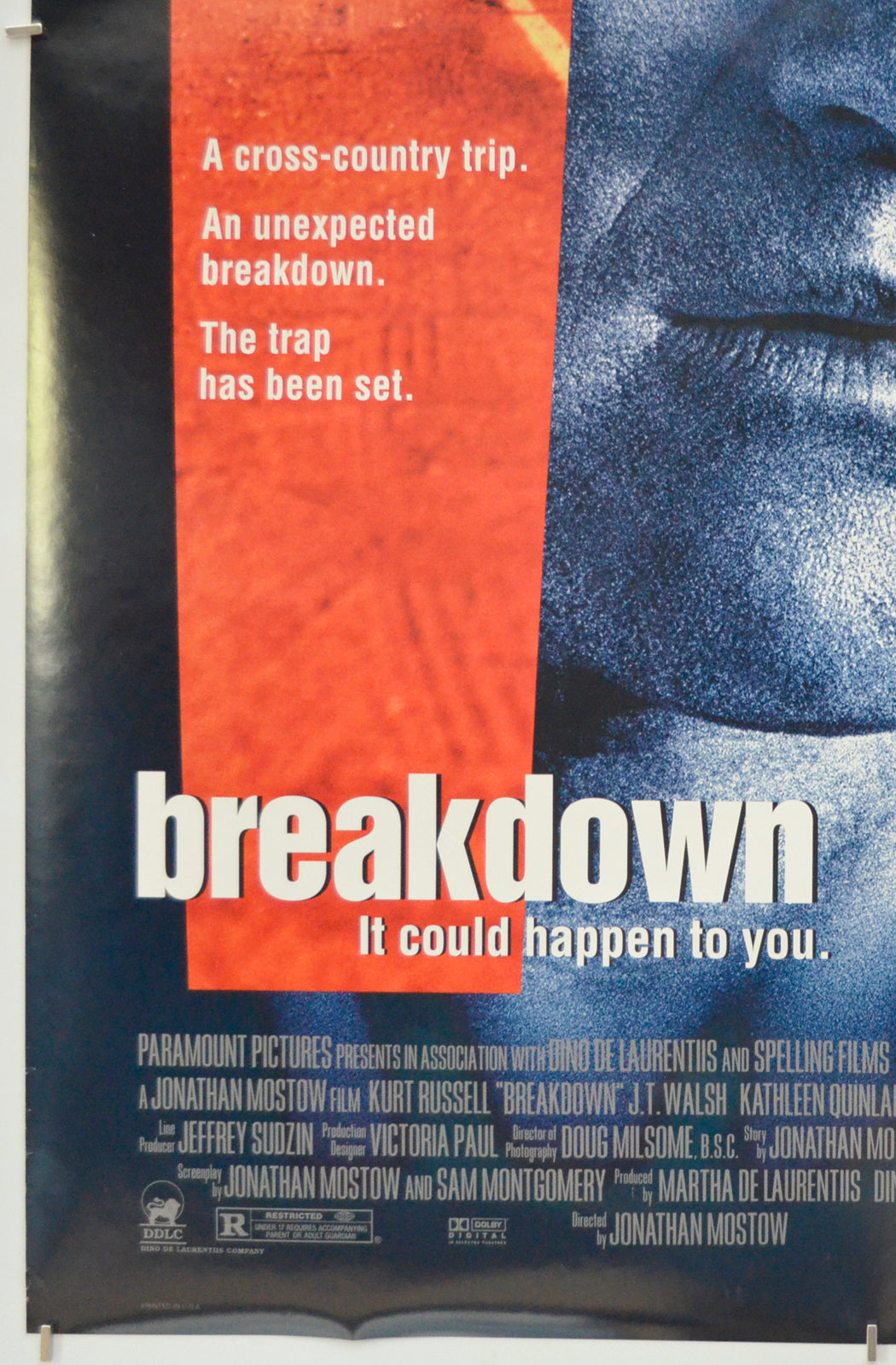 BREAKDOWN (Bottom Left) Cinema One Sheet Movie Poster 