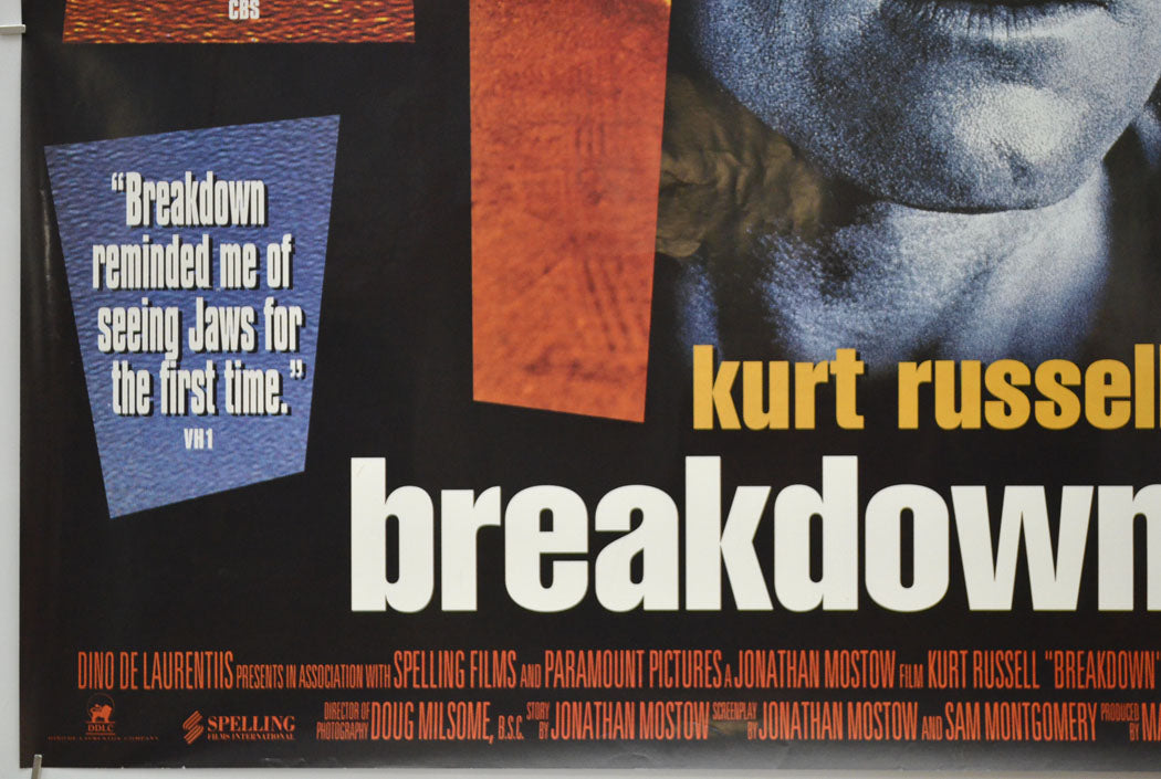 BREAKDOWN (Bottom Left) Cinema Quad Movie Poster 