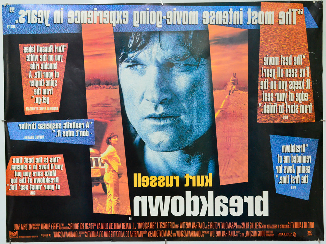 Breakdown (Back) Cinema Quad Movie Poster 