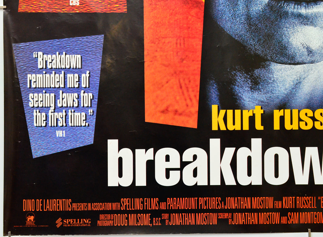 Breakdown (Bottom Left) Cinema Quad Movie Poster 