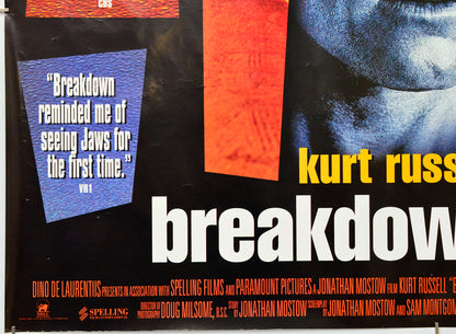 Breakdown (Bottom Left) Cinema Quad Movie Poster 