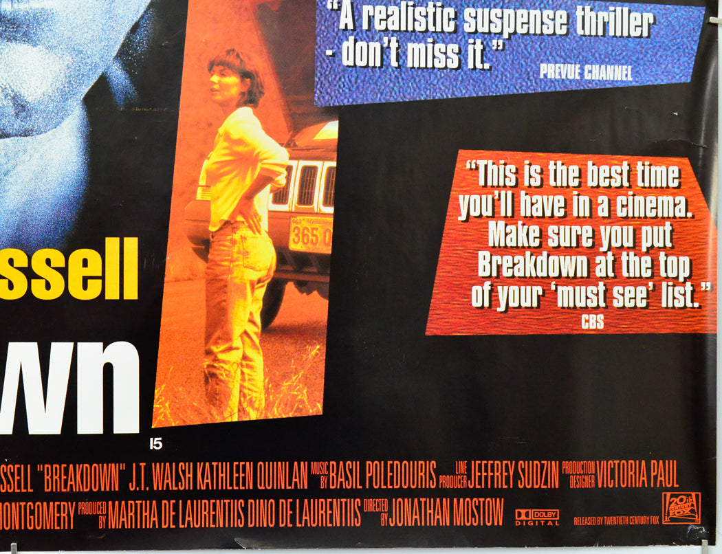 Breakdown (Bottom Right) Cinema Quad Movie Poster 