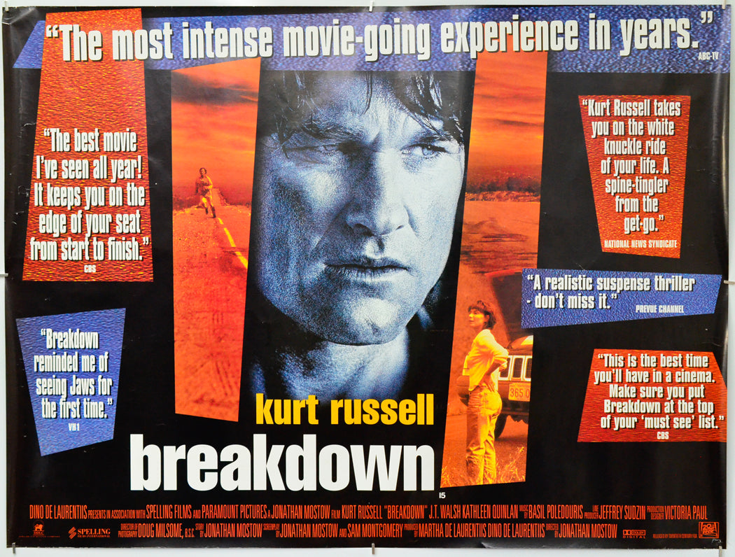 Breakdown - Original Quad Poster - Film Poster - Movie Poster