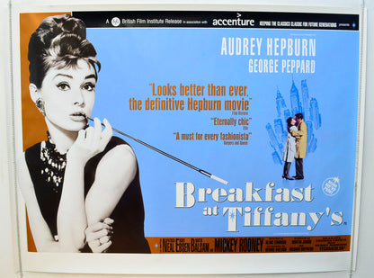 Breakfast At Tiffany's  Original British Quad Poster - Film Poster - Movie Poster