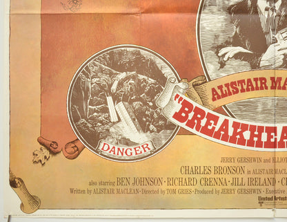 BREAKHEART PASS (Bottom Left) Cinema Quad Movie Poster 