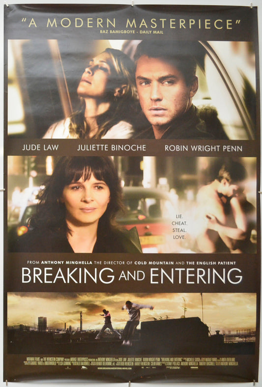 Breaking And Entering Original One Sheet Poster - Film Poster - Movie Poster