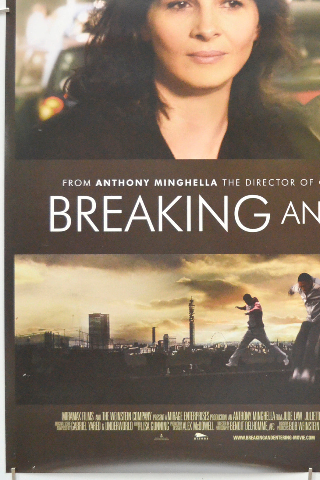 BREAKING AND ENTERING (Bottom Left) Cinema One Sheet Movie Poster 