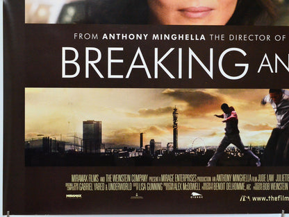 Breaking And Entering (Bottom Left) Cinema Quad Movie Poster 