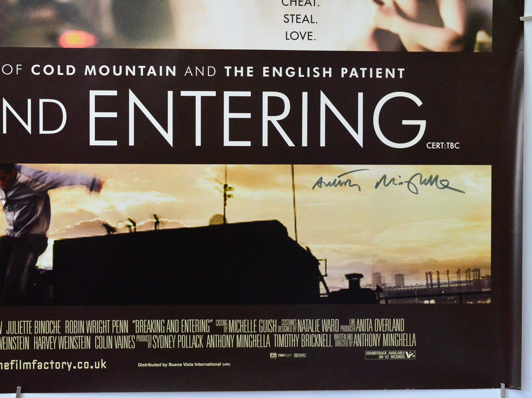 Breaking And Entering (Bottom Right) Cinema Quad Movie Poster 