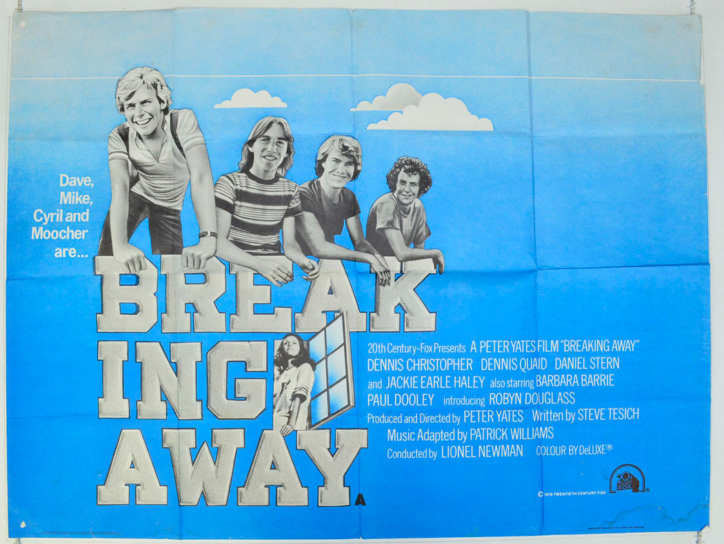 Breaking Away  Original British Quad Poster - Film Poster - Movie Poster