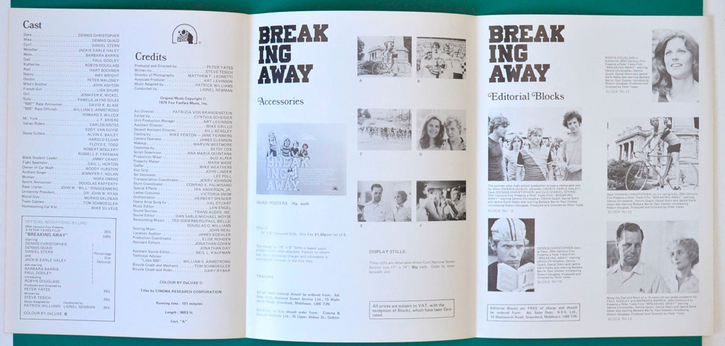 Breaking Away - Press Book - Inside