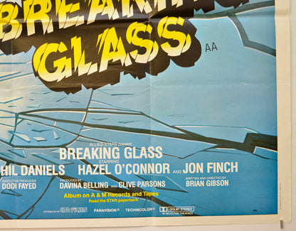 BREAKING GLASS (Bottom Right) Cinema Quad Movie Poster 