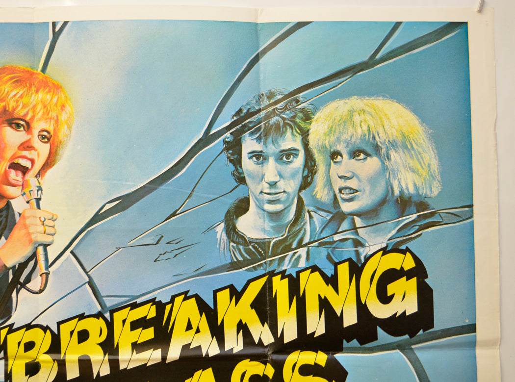 BREAKING GLASS (Top Right) Cinema Quad Movie Poster 