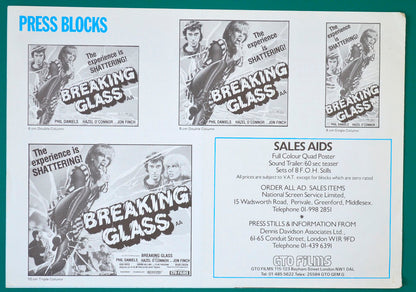 Breaking Glass - Press Book - Back