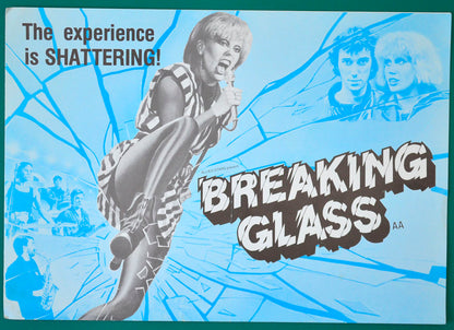 Breaking Glass    Original 4 Page Cinema Exhibitors Campaign Press Booklet    