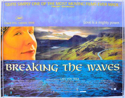 Breaking The Waves  Original British Quad Poster - Film Poster - Movie Poster 