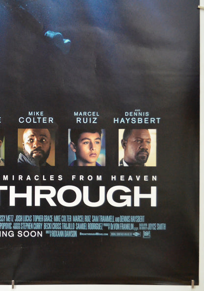 BREAKTHROUGH (Bottom Right) Cinema One Sheet Movie Poster 