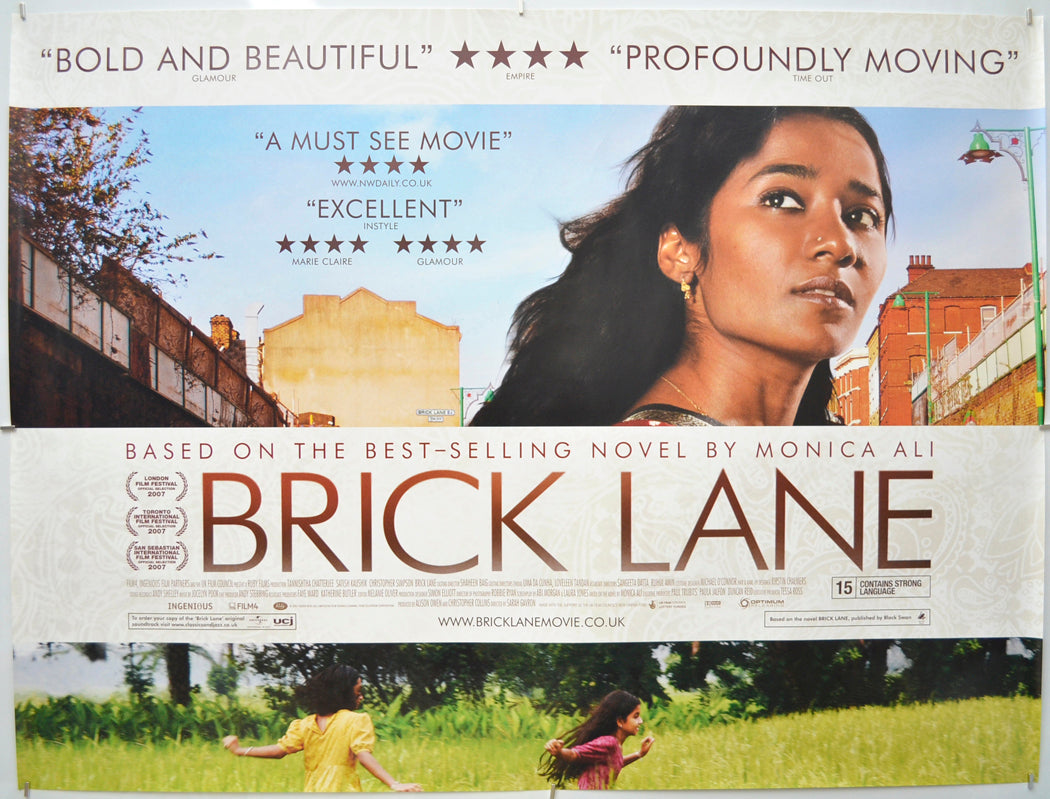 Brick Lane - Original Quad Poster - Film Poster - Movie Poster