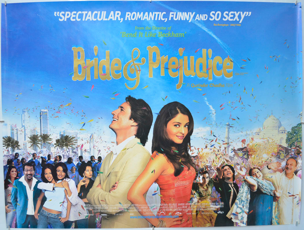 Bride And Prejudice Original Quad Poster - Film Poster - Movie Poster