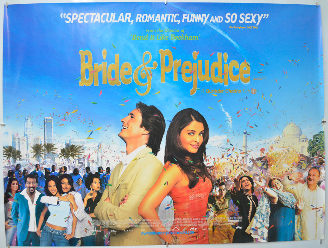 Bride And Prejudice Original Quad Poster - Film Poster - Movie Poster