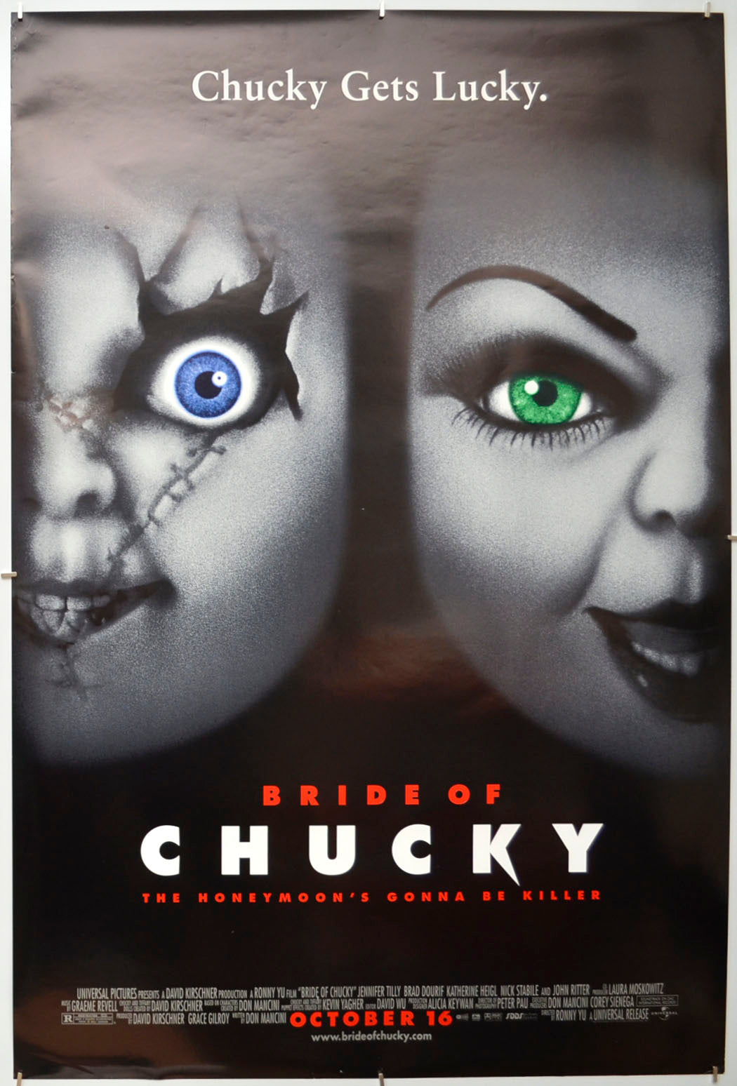 Bride Of Chucky  Original One Sheet Poster - Film Poster - Movie Poster