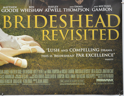 BRIDESHEAD REVISITED (Bottom Right) Cinema Quad Movie Poster 