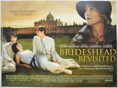 Brideshead Revisited Original Quad Poster - Film Poster - Movie Poster