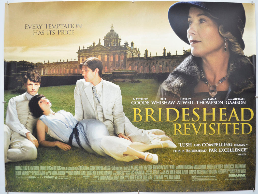 Brideshead Revisited Original Quad Poster - Film Poster - Movie Poster