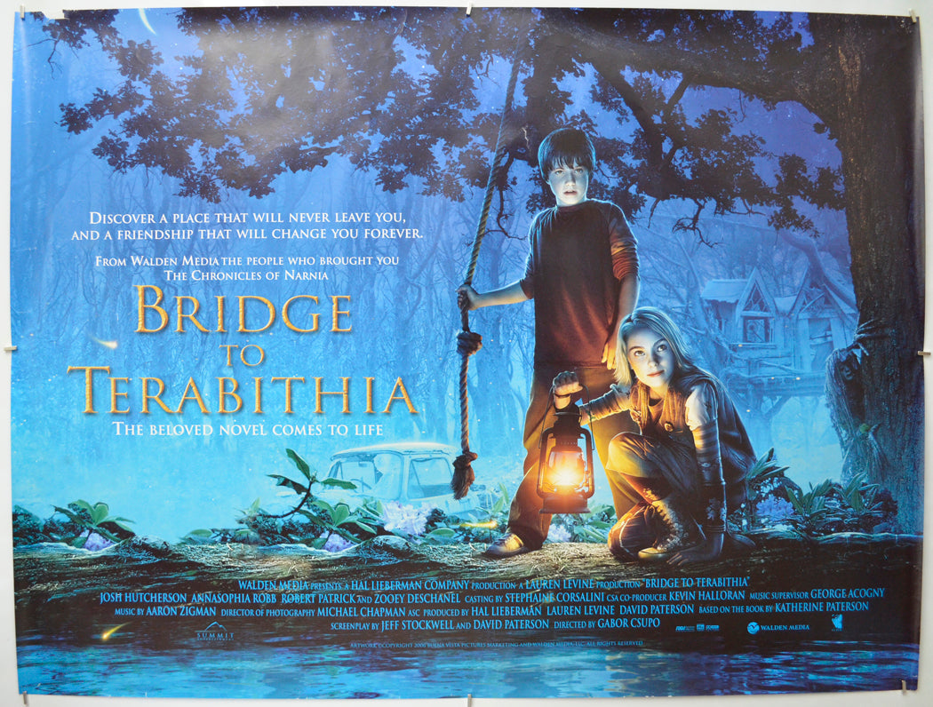 The Bridge To Terabithia Original Quad Poster - Film Poster - Movie Poster