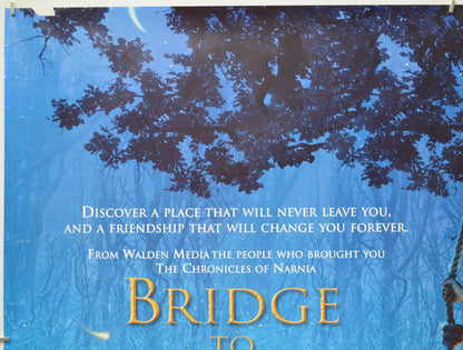 THE BRIDGE TO TERABITHIA (Top Left) Cinema Quad Movie Poster 