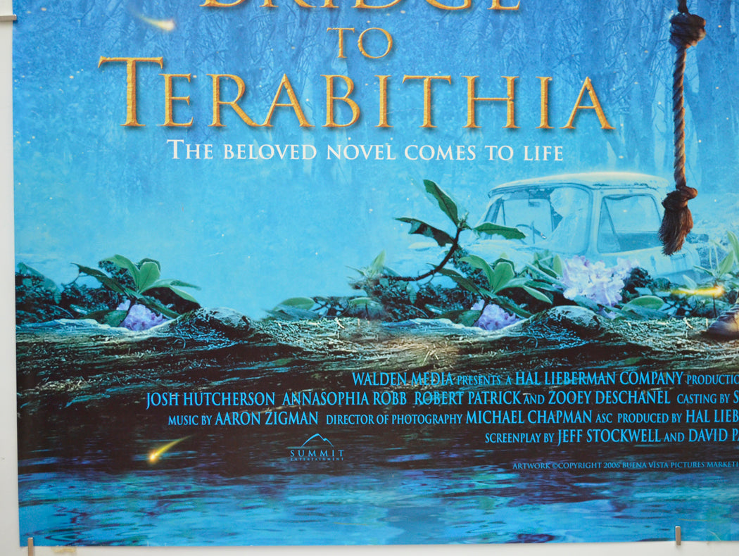 THE BRIDGE TO TERABITHIA (Bottom Left) Cinema Quad Movie Poster 