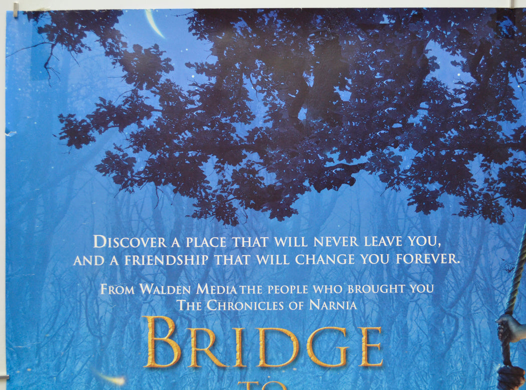 THE BRIDGE TO TERABITHIA (Top Left) Cinema Quad Movie Poster 