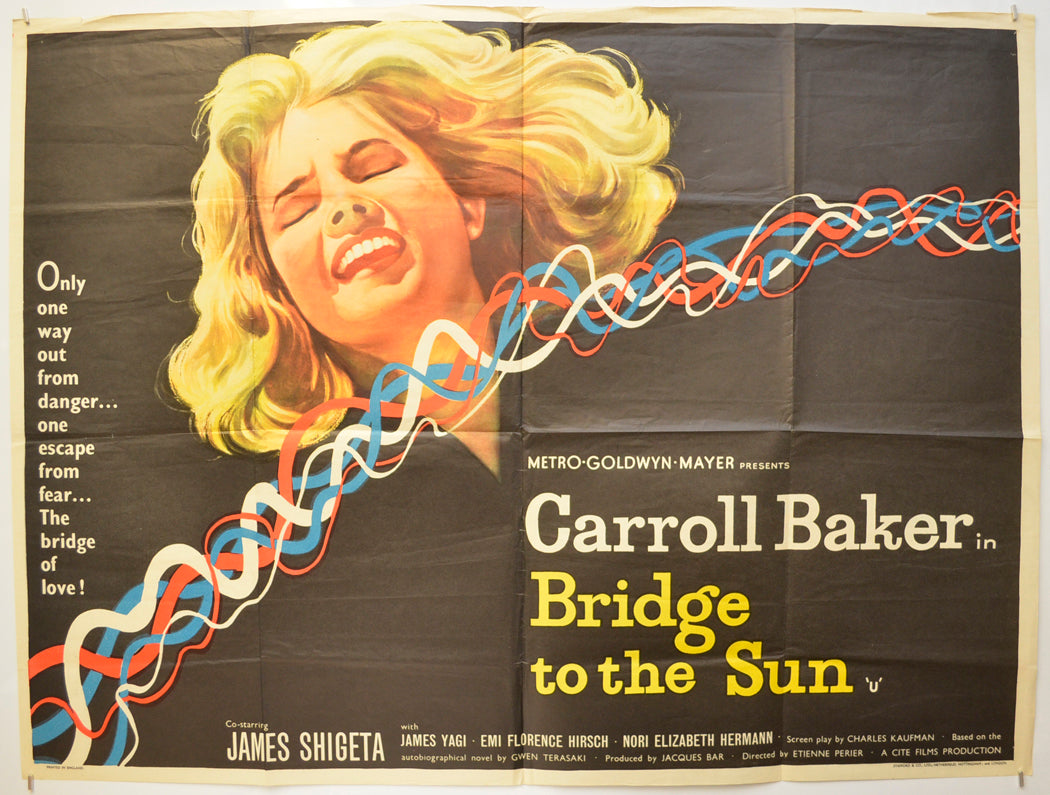 Bridge To The Sun Original Quad Poster - Film Poster - Movie Poster