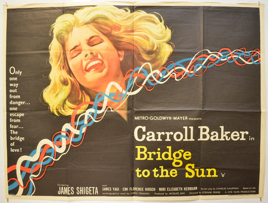 Bridge To The Sun Original Quad Poster - Film Poster - Movie Poster