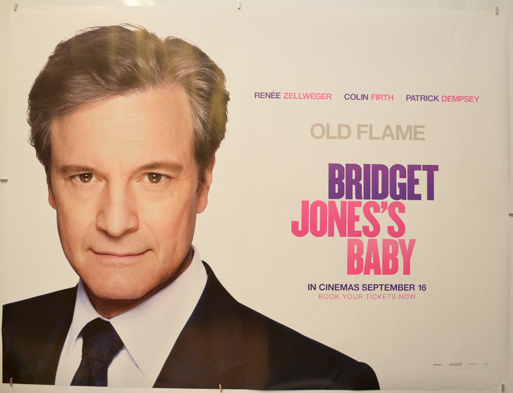 Bridget Jones's Baby (Colin Firth Teaser / Advance Version) Original Quad Poster - Film Poster - Movie Poster