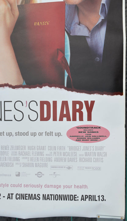 BRIDGET JONES’S DIARY (Bottom Right) Cinema Bus Stop Movie Poster 