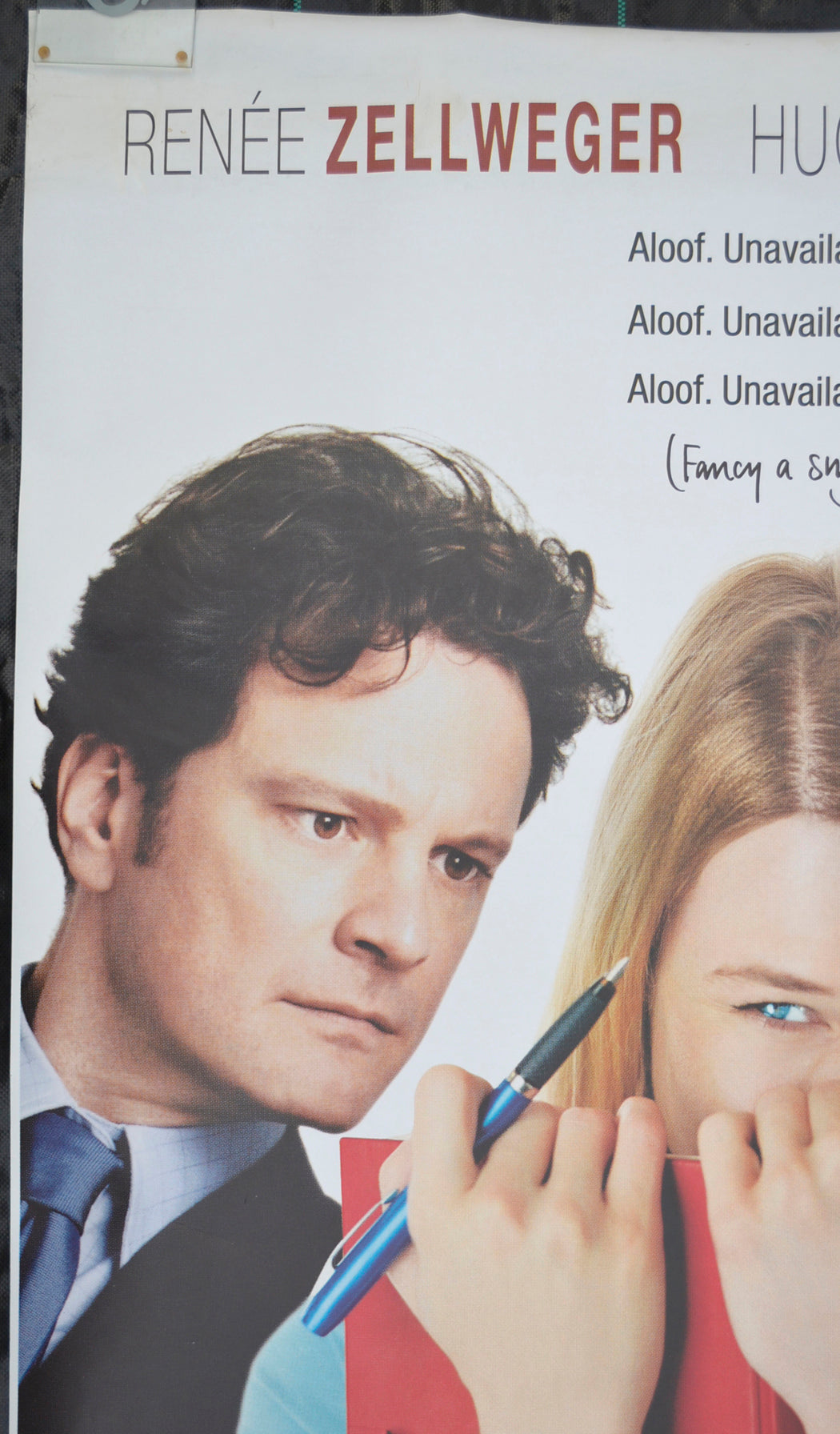 BRIDGET JONES’S DIARY (Top Left) Cinema Bus Stop Movie Poster 