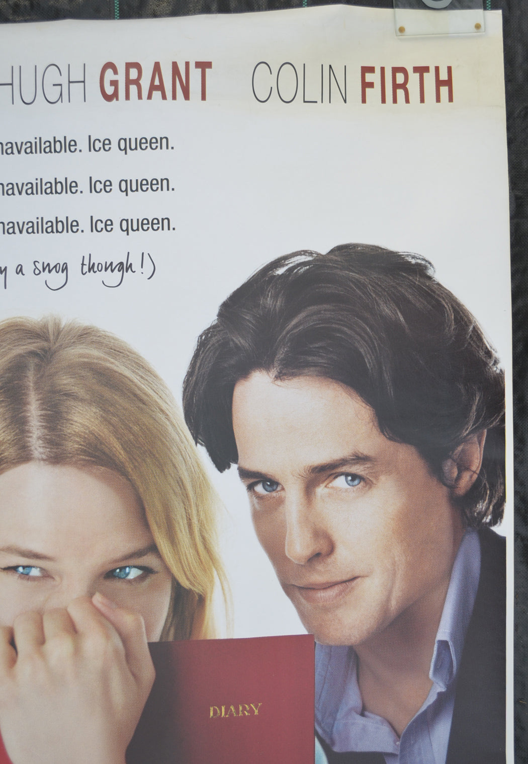 BRIDGET JONES’S DIARY (Top Right) Cinema Bus Stop Movie Poster 